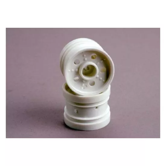 Wheels, white (rear) (2) (Tom Cat), TRX1221