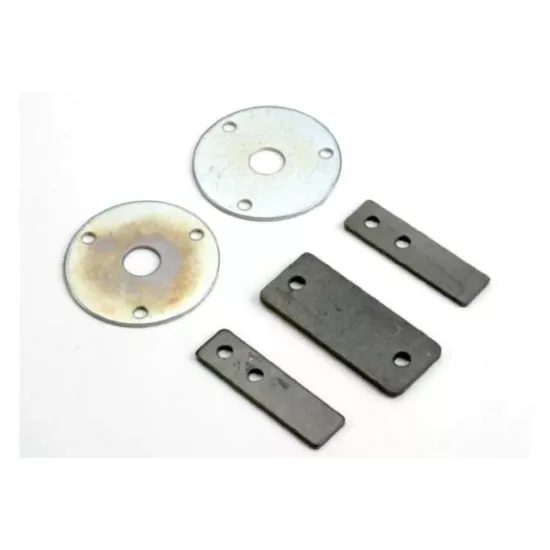 Diff gear side plates/ ball joint plate, TRX1234