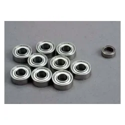 Ball bearing set: 5x11x4mm (9)/ 5x8x2.5mm (1), TRX1259