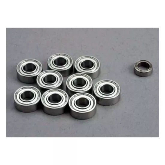 Ball bearing set: 5x11x4mm (9)/ 5x8x2.5mm (1), TRX1259