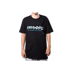 Black Tee T-shirt Sliced Tea Youth M