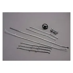 Deck rails & horns (chrome)/ steering wheel