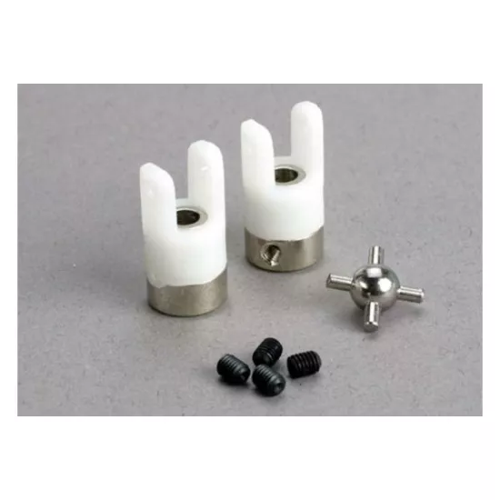 U- joints (2)/ 3mm set screws (4), TRX1539