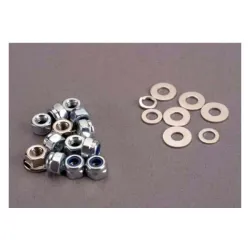 Nut set, nut & washer set for Sledgehammer (3mm lock nuts (1, TRX1846