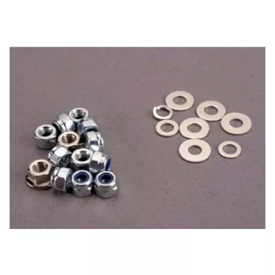 Nut set, nut & washer set for Sledgehammer (3mm lock nuts (1, TRX1846