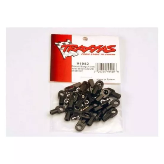 Rod ends (16 long & 4 short)/ hollow ball connectors (18)/ b