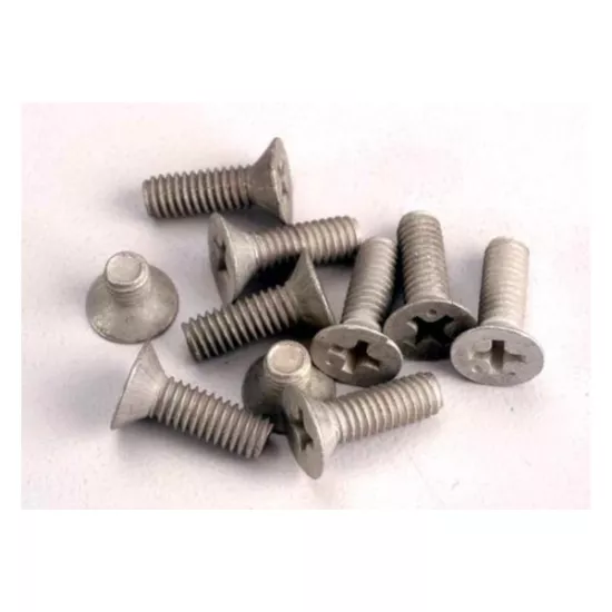 Screws, countersunk machine screw set (Aluminum) (8) 4x10mm