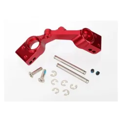 Carriers, stub axle (red-anodized 6061-T6 aluminum)(rear)(2)