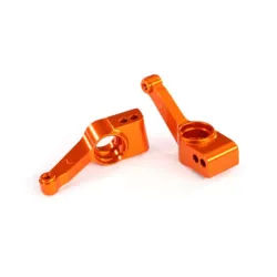 Carriers, stub axle (orange-anodized 6061-T6 aluminum) (rear) (2)