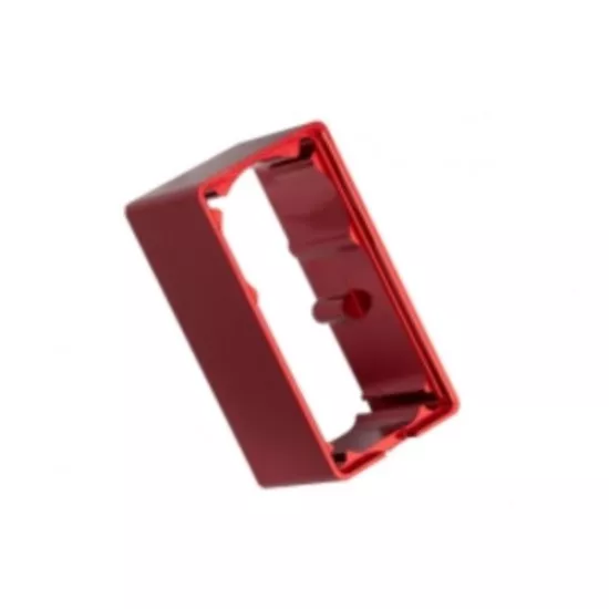 Servo case, aluminum (red-anodized) (middle) (for 2255 servo), TRX2253