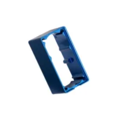 Servo case, aluminum (blue-anodized) (middle) (for 2250 servo), TRX2254