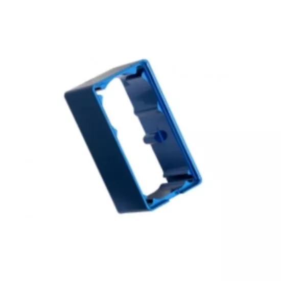Servo case, aluminum (blue-anodized) (middle) (for 2250 servo), TRX2254