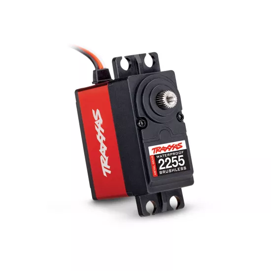 Servo, digital high-torque 400 (red) brushless, metal gear, ball bearing, waterproof