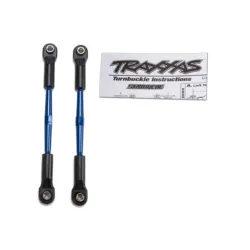 Turnbuckles, aluminum (blue-anodized), toe links, 61mm (2) (, TRX2336A