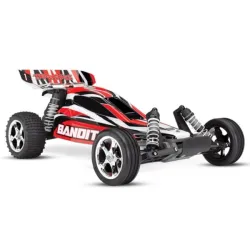 Traxxas Bandit RTR 2.4GHz TQ  met batterij en 12v lader rood