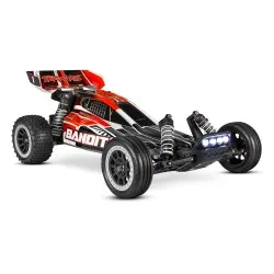 Traxxas Bandit XL5 incl LED verlichting, batterij en 12v lader (rood zwart)