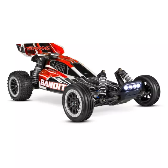 Traxxas Bandit XL5 incl LED verlichting, batterij en 12v lader (rood zwart)