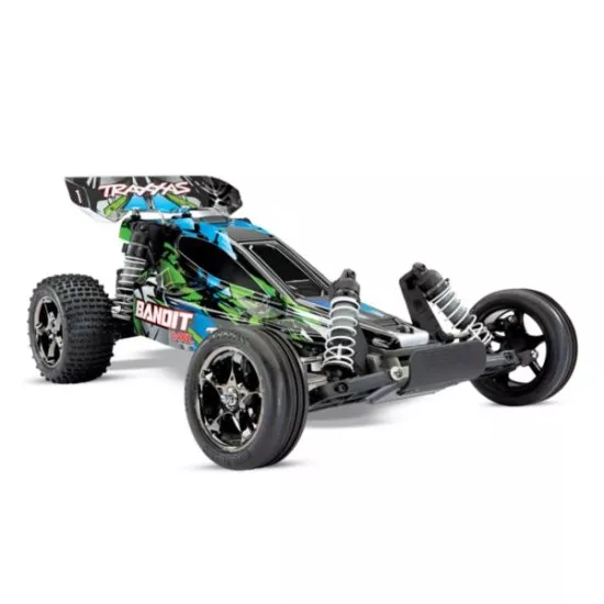 Traxxas Bandit VXL Brushless 2.4 GHz met  TSM zonder batterij en lader groen