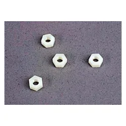 4mm nylon wheel nuts (4), TRX2447