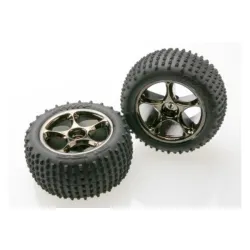 Tires & wheels, assembled (Tracer 2.2 black chrome wheels, A, TRX2470A