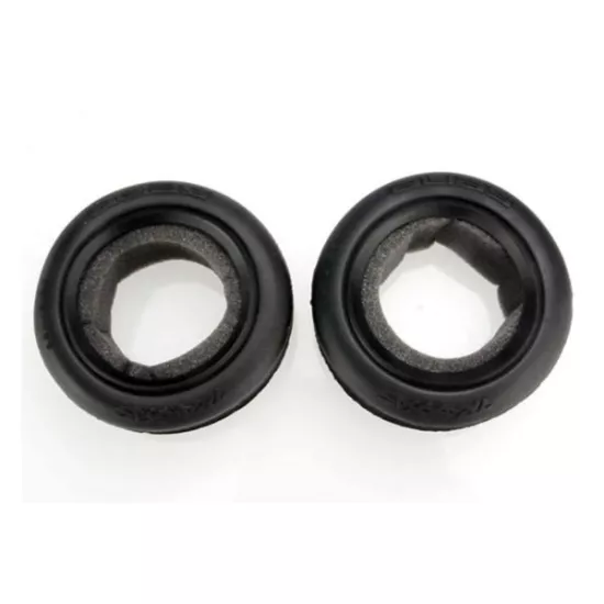 Tires, Alias ribbed 2.2 (wide, front) (2)/ foam inserts (Bandit, TRX2471