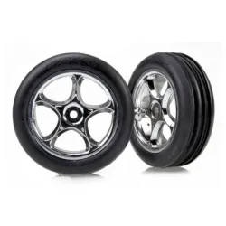 Tires & wheels, assembled (Tracer 2.2 chrome wheels, Alias r, TRX2471R