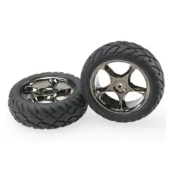 Tires & wheels, assembled (Tracer 2.2 black chrome wheels, A, TRX2479A