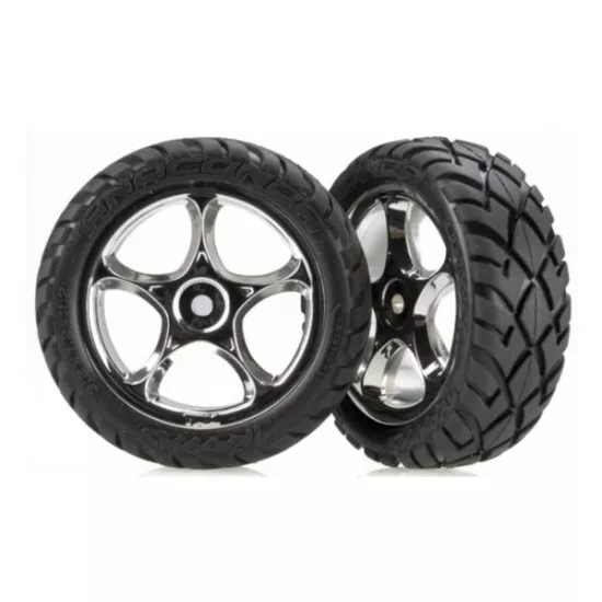 Tires & wheels, assembled (Tracer 2.2 chrome wheels, Anacond