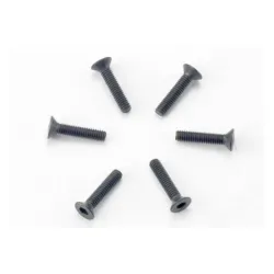 Screws, 2.5x12mm countersunk machine (hex drive) (6), TRX2526