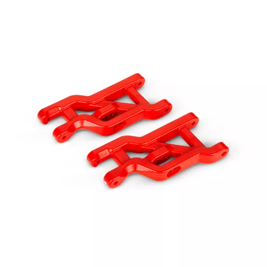 Suspension arms, red, front, heavy duty (2)