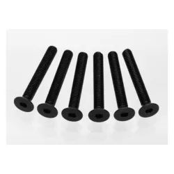 Screws, 4x30mm countersunk machine (hex drive) (6), TRX2533