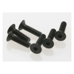 Screws, 4x15mm countersunk machine (hex drive) (6)