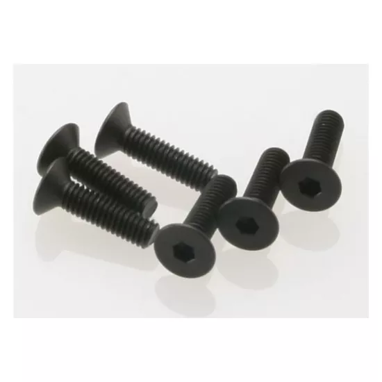 Screws, 4x15mm countersunk machine (hex drive) (6)