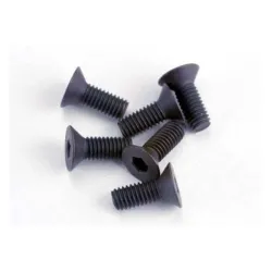 Screws, 3x8mm countersunk machine (6) (hex drive)