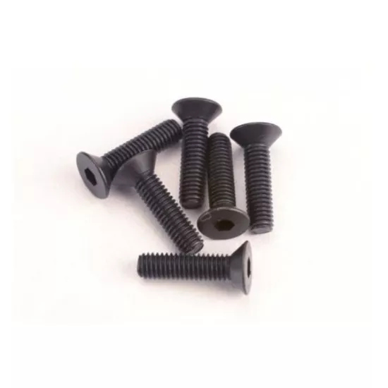 Screws, 3x12mm countersunk machine (6) (hex drive)
