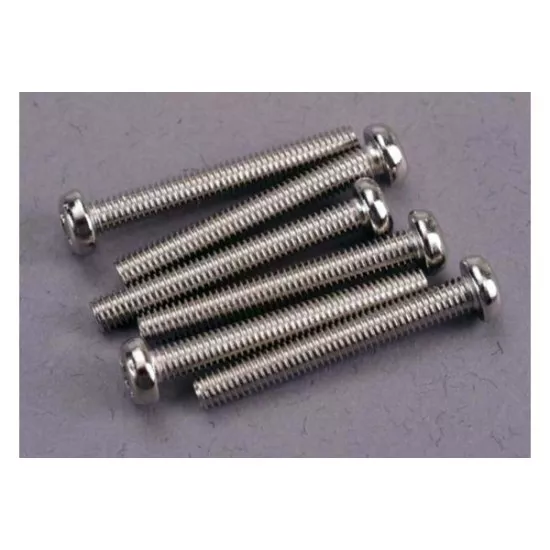Screws, 3x23mm roundhead machine (6), TRX2567