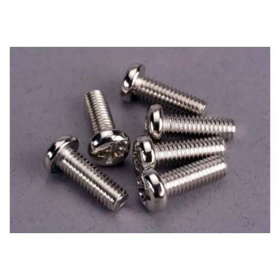 Screws, 4x12mm roundhead machine (6)