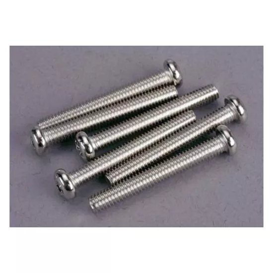 Screws, 4x30mm roundhead machine (6)