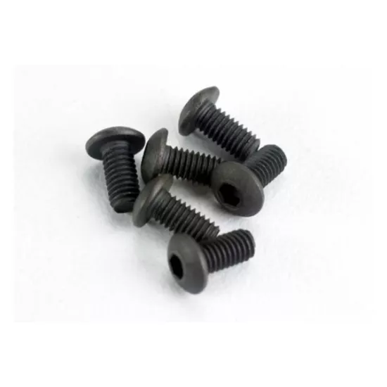 Screws, 3x6mm button-head machine (hex drive) (6)