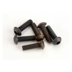 Screws, 3x10mm button-head machine (hex drive) (6)