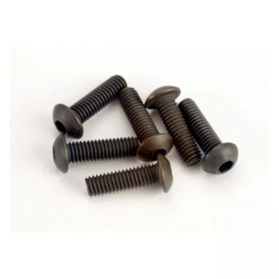 Screws, 3x10mm button-head machine (hex drive) (6)