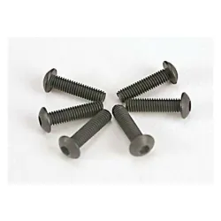 Screws, 3x12mm button-head machine (hex drive) (6)