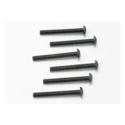 Screws, 3x25mm button-head machine (hex drive) (6)