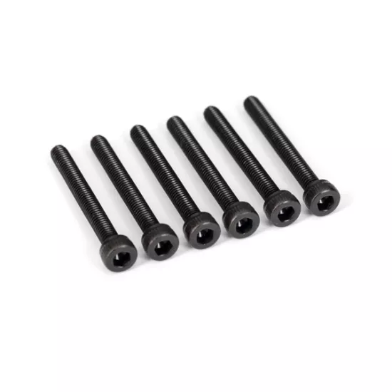 Screws, 3x25mm cap-head machine (hex drive) (6)