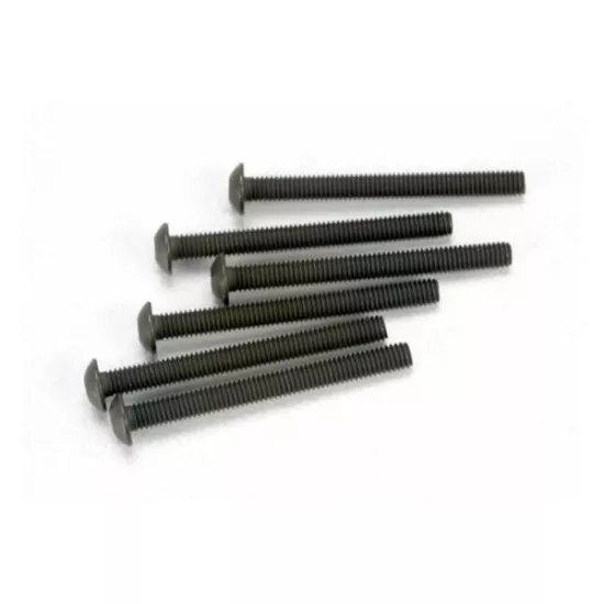 Screws, 3x30mm button-head machine (hex drive) (6)
