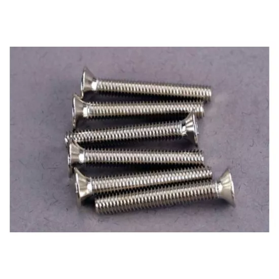Screws, 3x20mm countersunk machine screws (6), TRX2590
