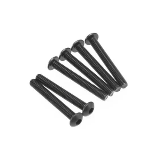 Screws, 3x23mm button-head machine (hex drive) (6), TRX2591