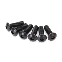 Screws, 2.5x8mm button-head machine (hex drive) (6)