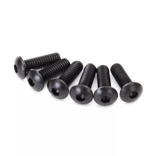 Screws, 2.5x8mm button-head machine (hex drive) (6)