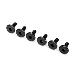 Screws Flat-Head 3x8mm Hex (6)